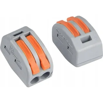 RYCHLOSPOJKA elektrická kostka svorka konektor jako WAGO páčková lanko 2P