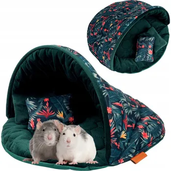 DOMEČEK PELÍŠEK VELKÉ POTAH MUŠLE pro hlodavce králíka prasátka 40x25 cm