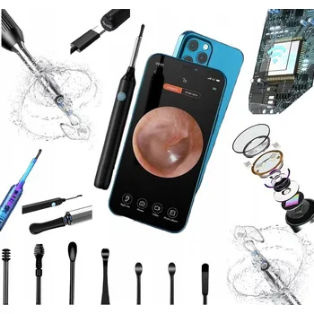 Zabezpečení domácnosti Čistič uší Herz Medical Inteligenty otoskop z kamerom video