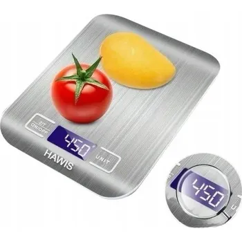 Kuchyňská váha Kuchyňská váha HAWIS, stříbrná/šedá, 5 kg