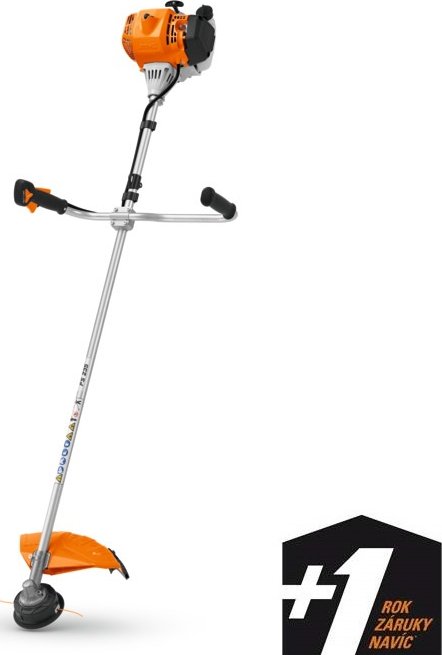 STIHL FS 235 (Benzínový křovinořez (vyžínač) STIHL FS 235 je ideální pro zemědělství a zahradnictví. 1-bodový antivibrační systém STIHL)