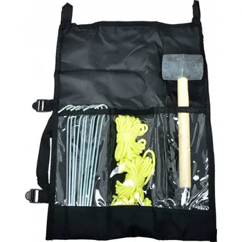 Vrták SADA pro stavění STANU: Kladivo, kolíky, lanka