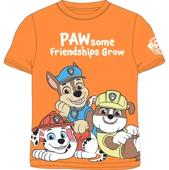 Paw Patrol - Tlapková patrola -Licence Chlapecké tričko - Paw Patrol 52023019, oranžová Barva: Oranžová, Velikost: 98