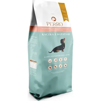 Krmivo pro psa Perro kachna se sladkými bramborami malé rasy suché krmivo pro psy s alergií 3 kg