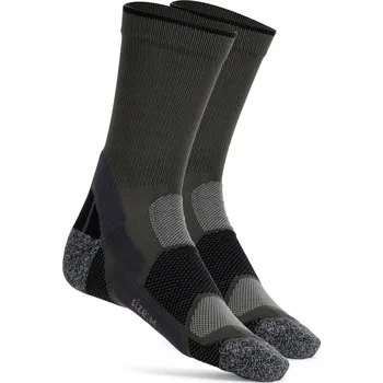 Ponožky TEKO Light Boot Crew Height šedé, velikost 42-45 EU