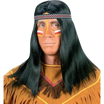 Paruka indián s čelenkou