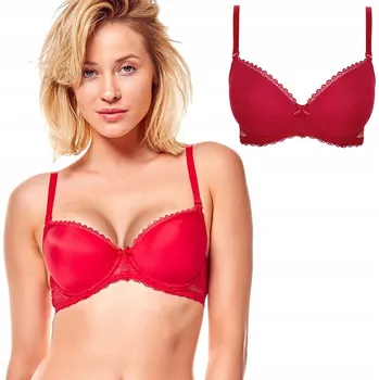 Podprsenka Henderson push-up podprsenka červená velikost 65G