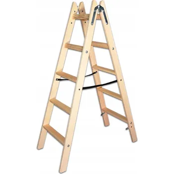 Žebřík Dřevěný MALÍŘSKÝ Žebřík 2 x 5 schodů MAAN