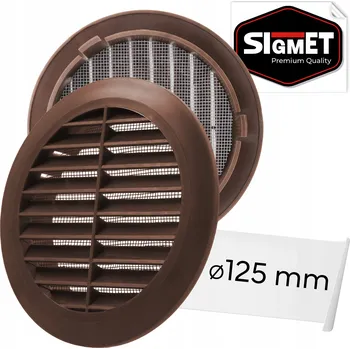 Větrací mřížka Ventilační mřížka Ventilační Sigmet hnědá
