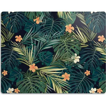 Miska pro psa Podložka pod misku pro psa kočku Rostliny tropiky 90x60