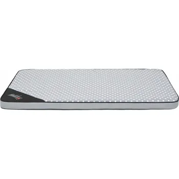 Pelíšek pro psa Matrace Light, Pelíšek Hobbydog - velké XL 120x80 cm, světle šedá s puntíky