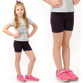 Cyklistické kalhoty Dětské cyklistické legíny Krátké kraťasy LAEMI 599 Fialové 104