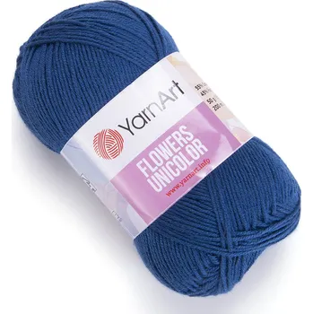 Příze Yarn Art Flowers Unicolor 756 tmavě modrá