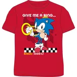 Ježek SONIC - licence Chlapecké tričko - Ježek Sonic 5202058, červená Barva: Červená, Velikost: 110
