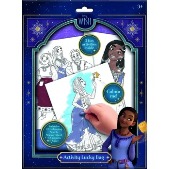 omalovánky Disney Omalovánky se samolepkami Wish