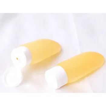 Láhev Nádobka | cestovní opakovaně použitelná lahvička | 60 Ml | ŽLUTÁ BARVA