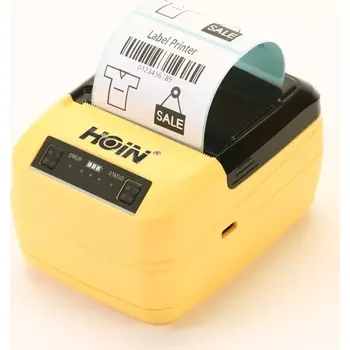 Tiskárna štítků TP HQ201-BT přenosná kombi termotiskárna (účtenky+štítky), 58 mm, USB, bluetooth, žlutá