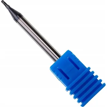 Vrták Frez karbidová VHM kulová 2 pera 1,5 mm R0,75 55HRC