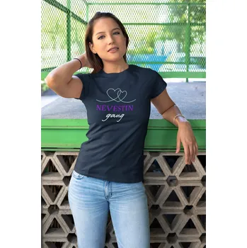 Dámské tričko Dámské tričko Nevěstin gang Barva: Petrolejová modrá, Velikost: 2XL