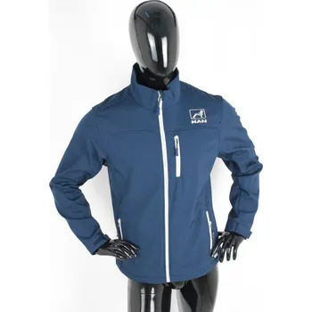 Pánská větrovka Bunda softshell MAN modrá 3XL
