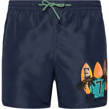 Pánské kraťasy Pánské plážové šortky EA7 Emporio Armani modré M