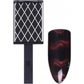 Dekorativní magnet Vera Magnet pro Magnetické Laky Cat Eye Č. 6 – Vzory: Kosočtverce, Mřížka