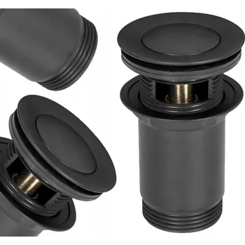 Sifon AUTOMATICKÁ VÝPUSTNÁ ZÁTKA KLIK-KLAK PRO UMYVADLO, CHROMOVÁ