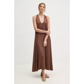 Dámské šaty Šaty Fracomina FS25SD3005W64101 hnědá 88X, vel. XS