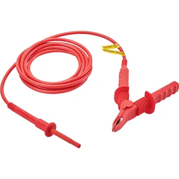 Měřicí kabel Chauvin Arnoux VN. Měřicí kabel 15 kV 8m s krokosvorkou krokodýlí K44, P01295518, měřicí vodič, 1 ks