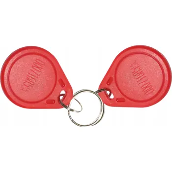 Přívěsek Na Klíče TAG Unique 125kHz pro ZÁMEK červená 20 KS