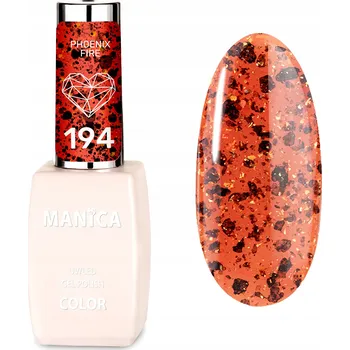 Přípravek na nehty Manica Hybridní lak LED/UV 10ml - Phoenix Fire - 194