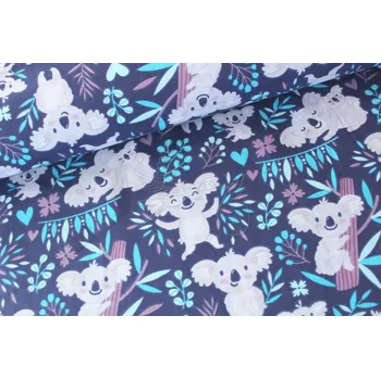 Koaly - bavlněné plátno, šíře 160cm