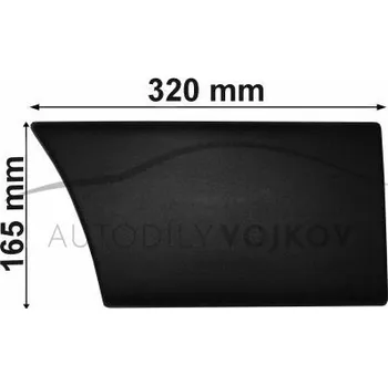 Lišta karosérie Lišta boční před kolem - dlouhý/střední rozvor pravá P Peugeot Boxer 2002 - 2006