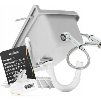 Obraz Jednokomorový dřez TRNS polypropylen bílý