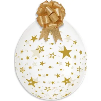 Balónek Grabo Balónek pro balení dárků Hvězdy zlaté 45 cm 1ks