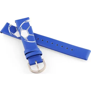 Řemínek na hodinky Koženkový řemínek JVD RJ7220.1 15mm, modrý, dětský