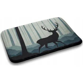 Koupelnová předložka Dekorativní koupelnová předložka s motivem lesa