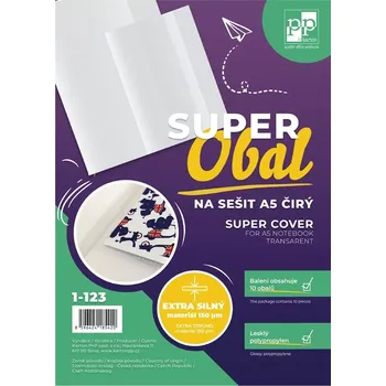 Dětské zboží SUPEROBAL na sešit A5 čirý bal.10ks