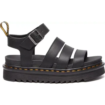 Dámské sandále Kožené sandály Dr. Martens Blaire dámské, černá barva, na platformě, DM31520001 99X, EUR 37
