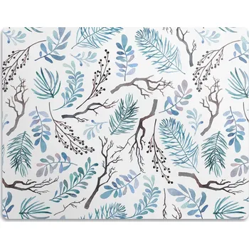 Obraz Podložka pod záchod pro kočky Listy a větve 45x35 cm