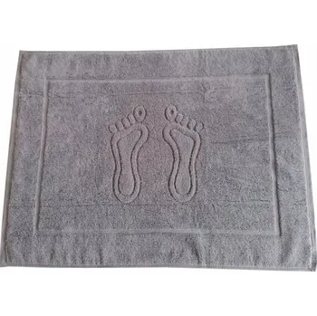 Koupelnová předložka Koupelnová předložka Rosa šedá bavlněná 50x70 cm 400 g/m2