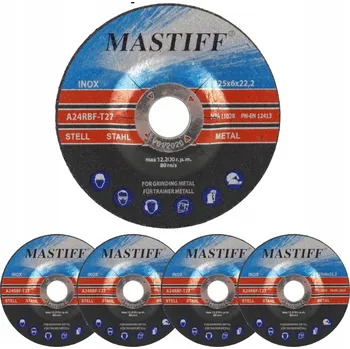 Vrták KOTOUČE NA KOV 125x6 mm INOX, ZESÍLENÉ, 5 KS