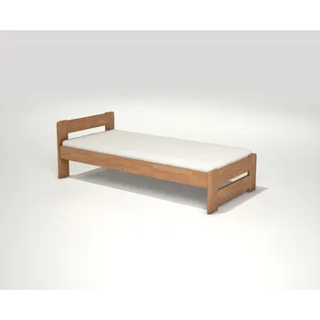 Postel Dřevěná postel LUKÁŠ z bukového, jasanového nebo dubového masivu výrobce světspánku.cz. Dostupná ve všech rozměrech, včetně atypických. 195x100, olej Kaštan, jádrový buk