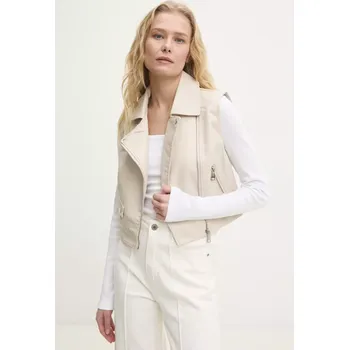 Dámská vesta Vesta Answear.LAB béžová barva, přechodná G9718.hlk 01X, vel. S