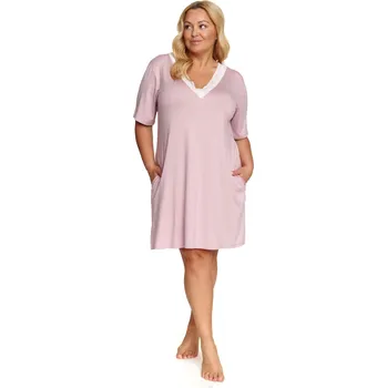 Pánské pyžamo Dámská noční košilka 7153 violet - Doctornap světle fialová XL