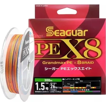 ŠŇŮRA PE SEAGUAR X8 300M 0,30mm 26kg