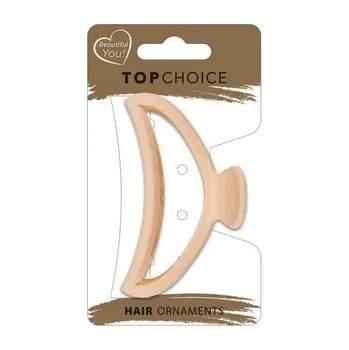 TOP CHOICE Spona do vlasů L - Mašle matná (20223) 1 ks - mix barev