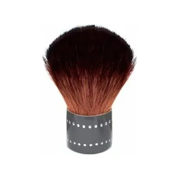 Kosmetický štětec Štětec na pudr kabuki - stříbrný / Bass Cosmetics