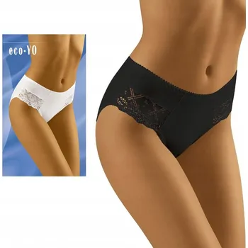 Kalhotky Dámské Kalhotky Wolbar Eco-YO černé L