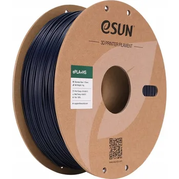 Filament ESun PLA+HS Filament tmavě modrý 1.75mm 1kg papírová cívka